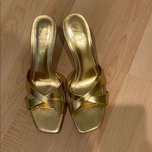 Zara Gold Sandals